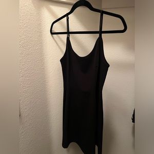 zara black dress